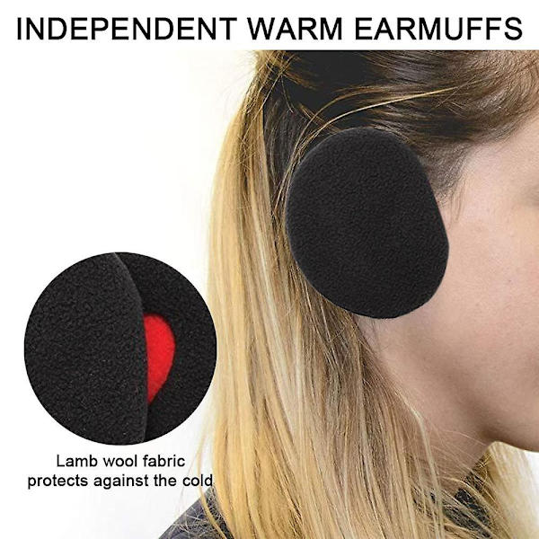 Earbags Bandless Öronvärmare/öronmuffar, 1 par Unisex Öronmuffar För
