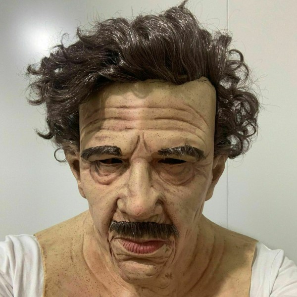 Min Gamle Man Rolig Mask Super Mjuk Vuxen