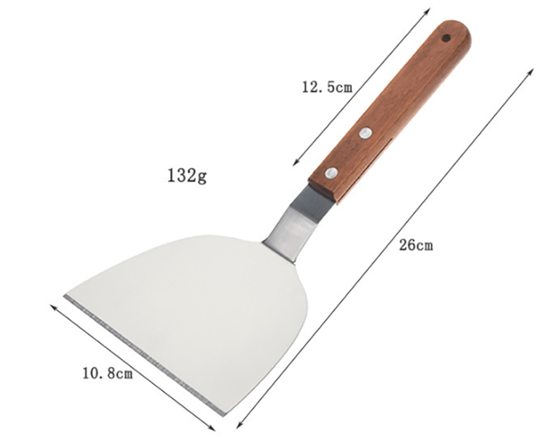 Spatel - lengde 26 cm - treskaft