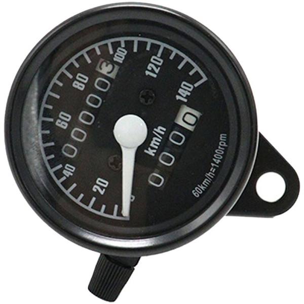 Universal 12V Motorcykel Speedometer 0-140KM/h Retro Odometer Modifikation