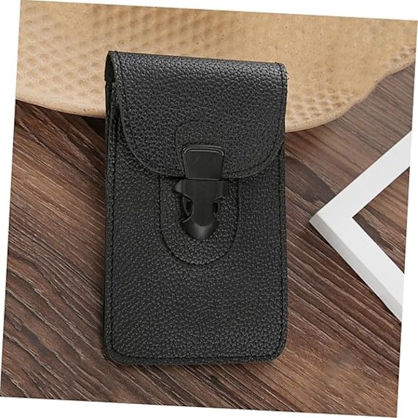 2 st mobiltelefon ficka delikat bältesväska enkel stil bältesväska deco
