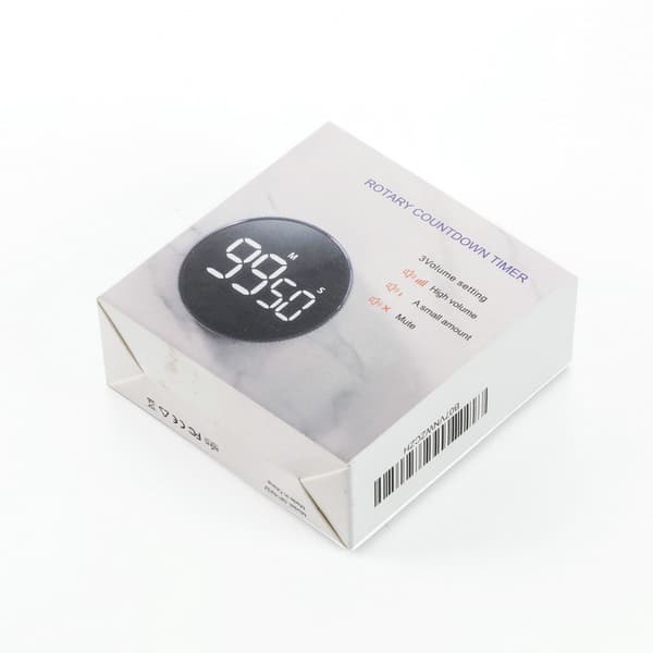 Køkken Timer Digital Timer med Stopur Funktion og Nedtælling Aluminium