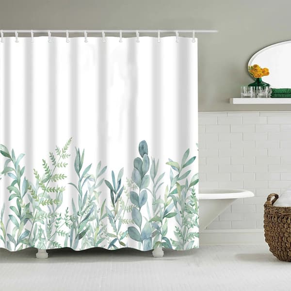 Grønt bruseforhæng kompatible planter, 100cm*180cm