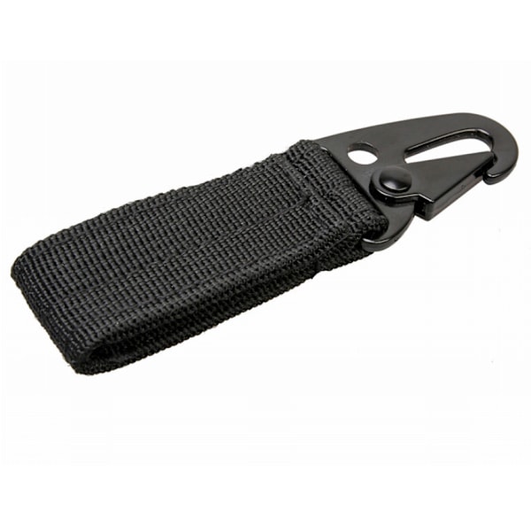 5 stk beltekarabiner, nylonvev med nøkkelring anti-friksjon taktisk vest spenne 10 cm for utendørs, camping, fotturer, 10,5 * 2,5 cm