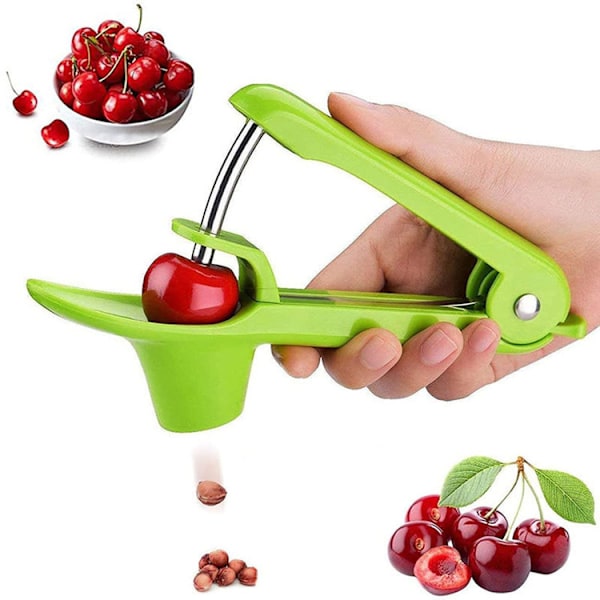 Cherry pitter 1 green pitter, for pitting cherries, olives and plums