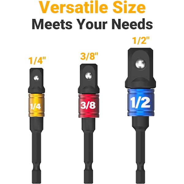 Adapter for slagtrekkerhylse - Adapter for slagtrekkerhylse, L