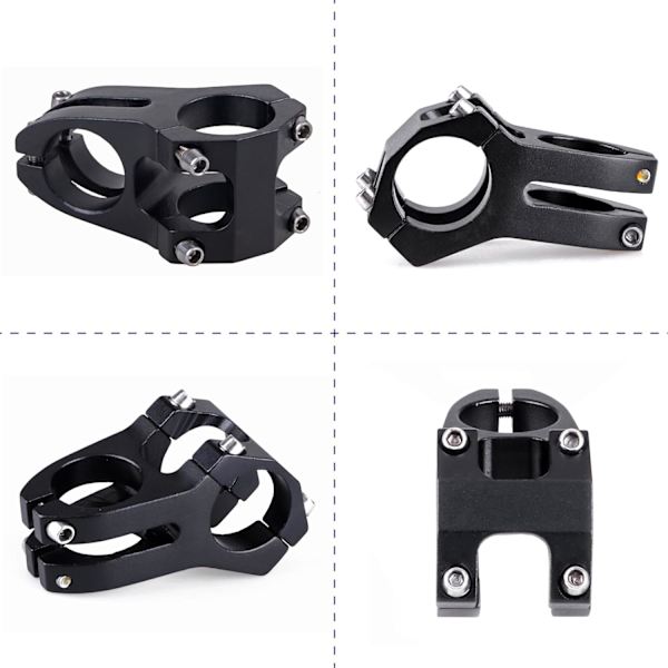 Kort MTB-frempind 25,4 31,8 mm Aluminiumlegering Cykelstel Frempind Styr