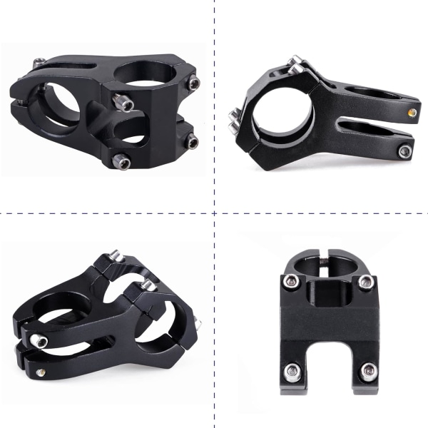 Kort MTB-stam 25,4 31,8 mm aluminiumlegering cykelstam styrstam