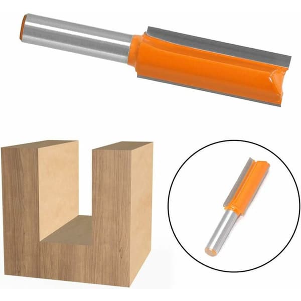 8mm Flush Trim Router Bits Ekstra Lange Karbid Router Bits Trefresing Cutter Woodworking Tool Cutter Blade