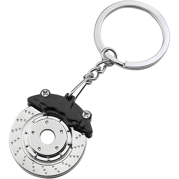 Bilbremseskive nøkkelring, metall auto bremseskive nøkkelring, nøkkelring for bil