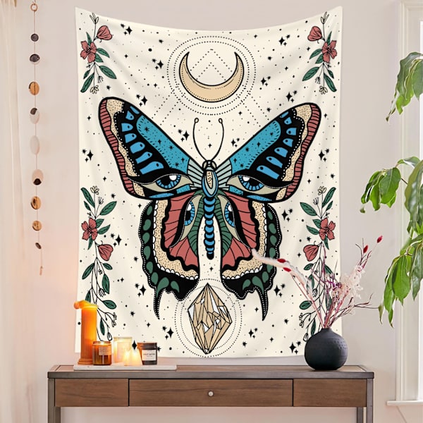 Seinätekstiili Seinävaate 130X150cm Kaunis Boheemi Hippi