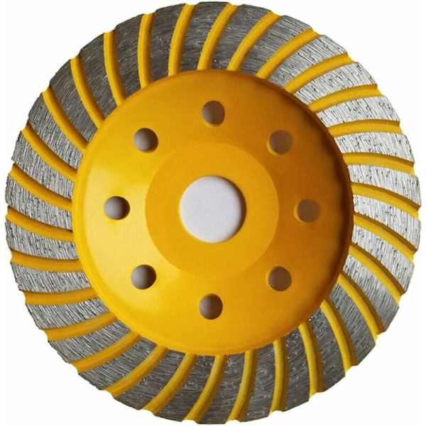 Timanttihiomakiekko Betonin hiontaan 125 x 22,2 mm Hiomakonelevy Betonin, Graniitin, Kiven ja Muuraustiilen Pinnoitteen Muotoiluun