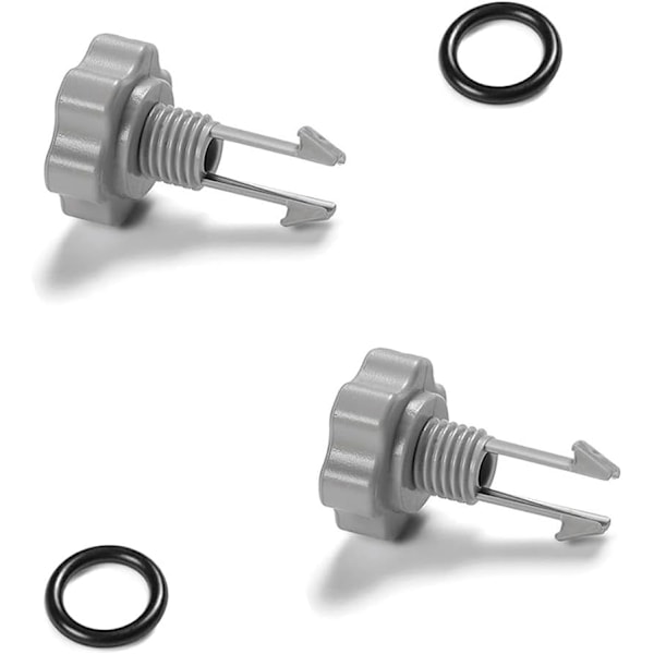 2 stk. udskiftning af luftfrigivelsesventil og O-ring til Intex 10460 10264 filter