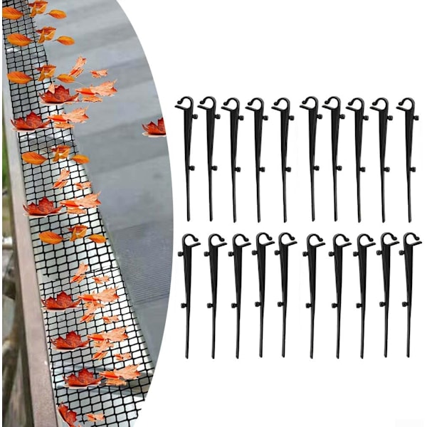 20-pack Takränna Klipp, Takränna Skydd, Takränna Skyddsklipp, Takränna Skyddsklipp för Utomhus Ljuskedjor och Ljus