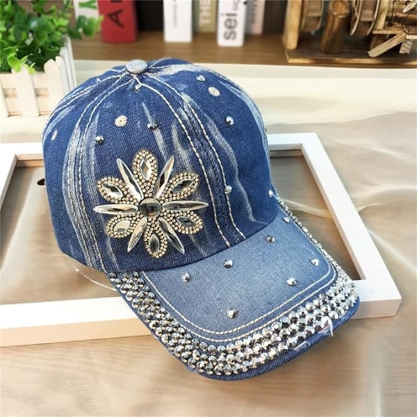 Tykk hatt kvinner vår og sommer blomst cowboy hatt vill baseball solhatt toppluet cap menn
