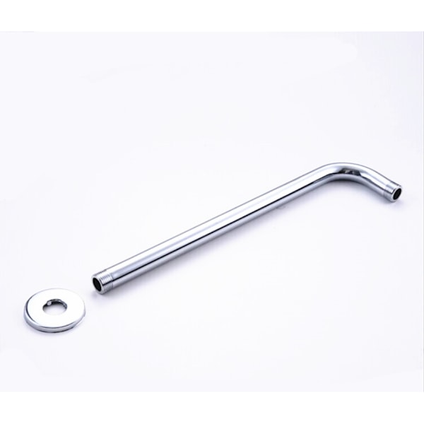 Forkromet metalsugearm til brusehoved, 42 cm, sølv