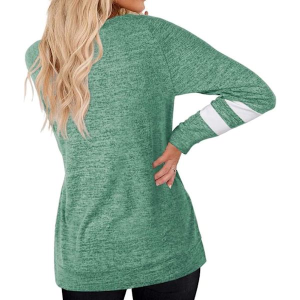 Kvinnlig pullover med rund krage, topp utan blekning och icke-klibbig skjorta för middagsbjudning P