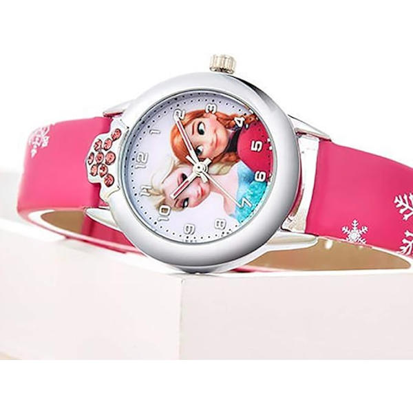 Frozen Snowflake Elsa ja Anna Lasten Kello, Punainen