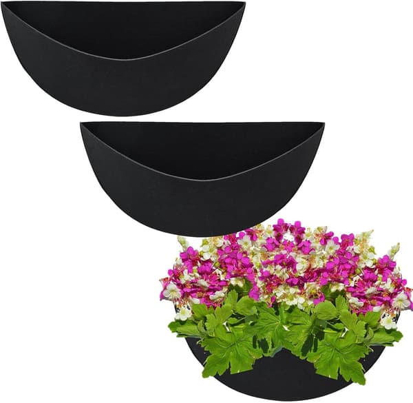 3PCS Planter Liner Set – Planter Liner Erstatning, Halvrund Planter Insert - Halvrund Planter Liner Erstatningssett, Planter Liner Kit