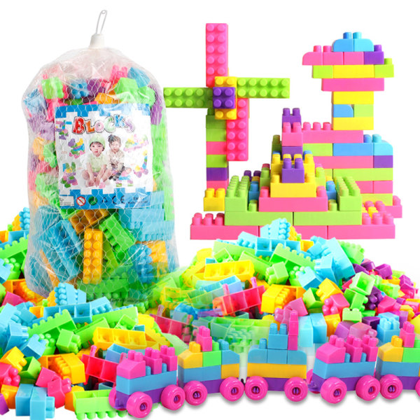 Creative Toy Building Blocks Sett - 250 STK Building Puzzle Toys f