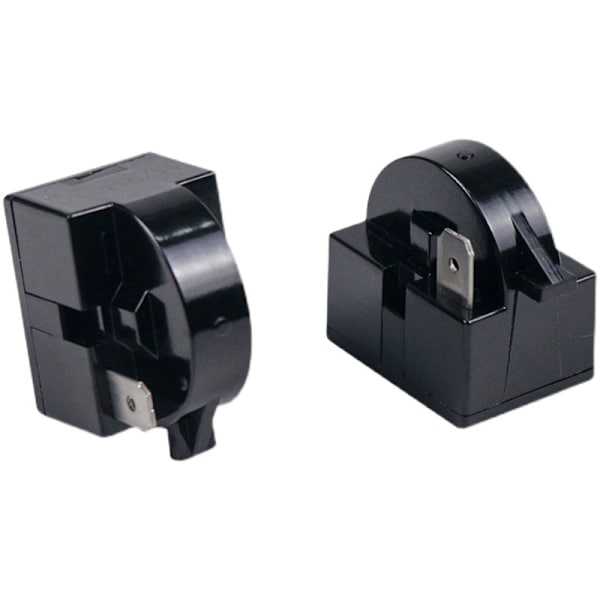 2 st kylskåpskompressorrelä, universell typ, 3 insatser, 15 Ohm