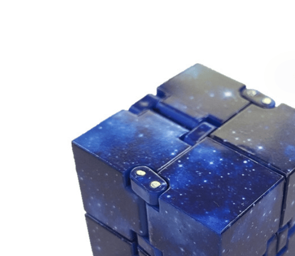 Infinity Cube - Sky - Eternity Cube - Fidget Toy Sininen