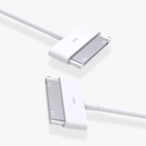 USB-laddningskabel kompatibel iPhone 4 4S 3G 3G 1m Vit