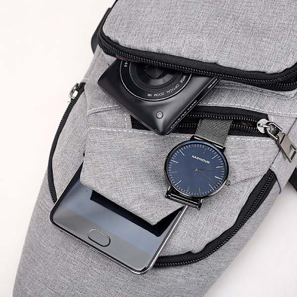 Axelväska Herr Cross Body Bag Powerbank Outlet - Grå grå