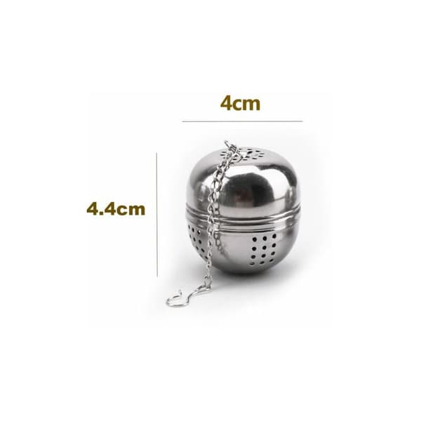 2 stk. rustfritt stål teinfuser teinfuser, teinfuser sil for te, krydder og de fleste kopper og tekanner, Fonepro