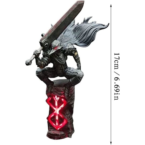 Figur Nattlys, Raven Head Swordsman Nattlys, Resin Figur