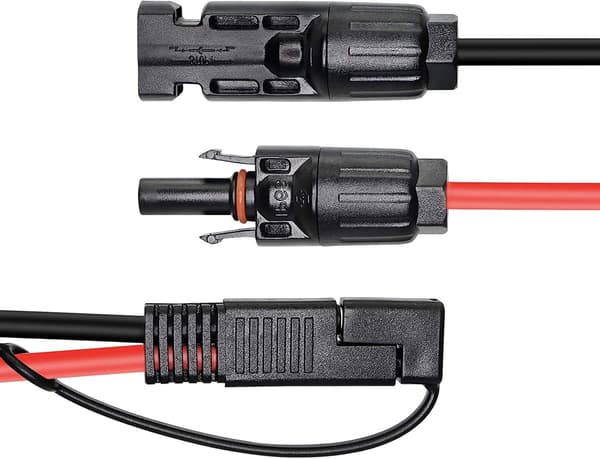 Solcelle PV-stik til SAE 10 AWG PV-kabel til solpaneler Batterioplader