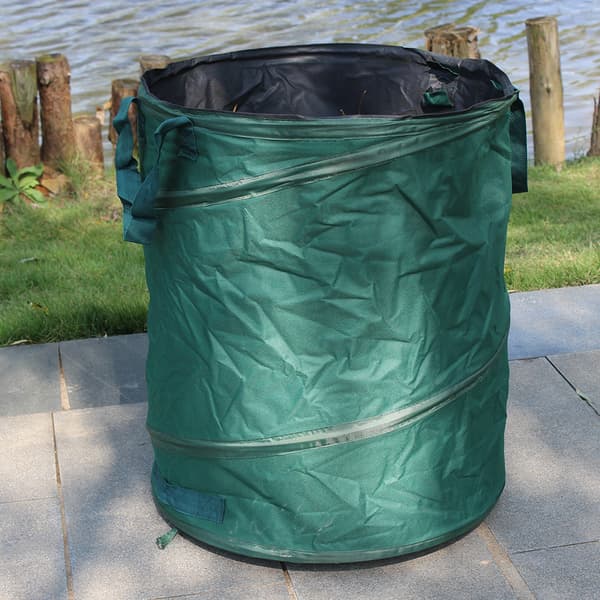 1X 160L Pop-up trädgårdspåsar i Ripstop Oxford Polyester