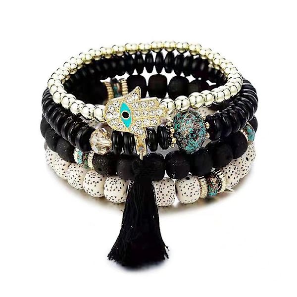 Armbånd - Fint smykkeBohemian Style Armbånd, Fusion av Kultur og Mote