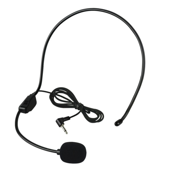 Lavalier Lapel Microphone, Portable Collar Clip Mic kompatibel förstärkare P