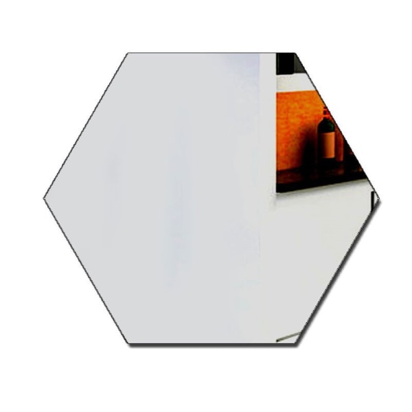 24 stk justerbart speil akryl avtagbare veggklistremerker for familieliv R