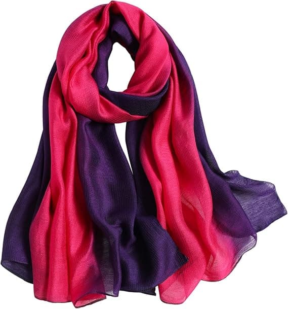 Kvinners Gradient Skjerf Stripe Lange Sjal og Wraps Lett Sol