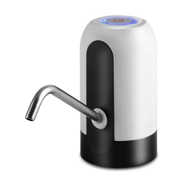 Uppgradera vattenflaskepumpar, 5 gallon USB-laddningsbar automatisk dricksvatten, universell 2-5 bärbar elektrisk dispenser för hemmakontor