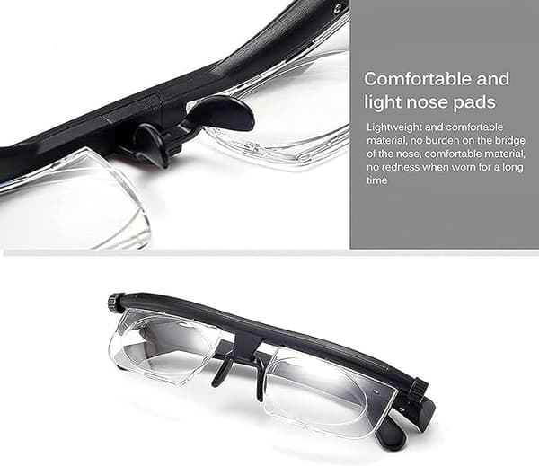 Justerbare lesebriller Myopia Eyeglasses, innovativ Power Optics Techno