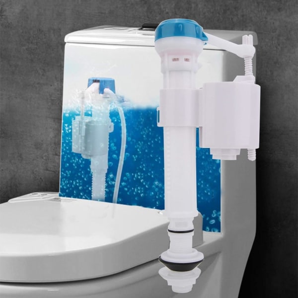 WC-tulohana, WC-painike täyttöventtiili, kaksoishuuhtelu säiliösifon