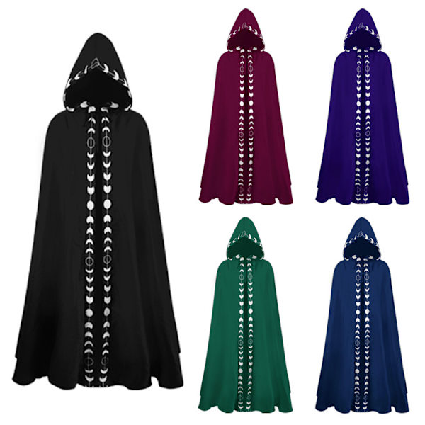Naisten viitta sametti viitta takki Wicca Robe keskiaikainen viitta Sha
