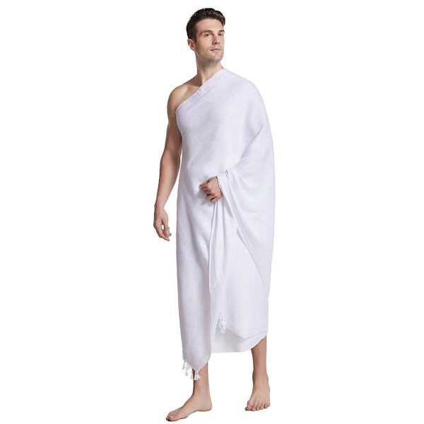 Til mænd til Hajj og Umrah - 2 håndklæder 105*210cm