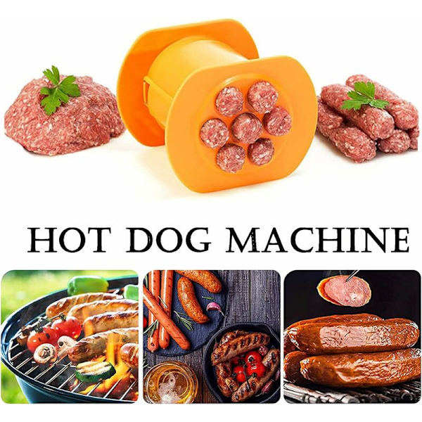 Pølsemaker manuell pølsemaker One Touch pølsemaker 7 hull pølsemaker