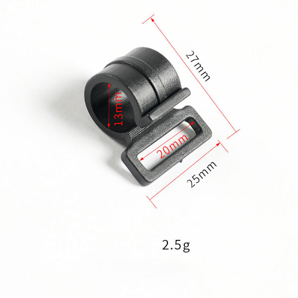 20 stk. teltstang tilbehør telt presenning clips til camping DIY telt clips presenning clips plastik camping clips sort plastik clip telt klemme