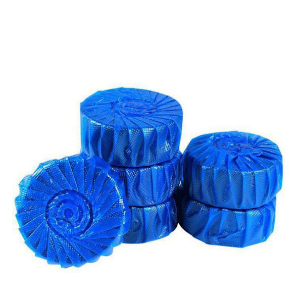 Toalettblå Tabletter, Långvarig, 10-pack
