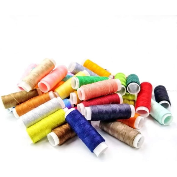50 forskjellige farger polyester høykvalitets sytråder, 150 meter for Ea