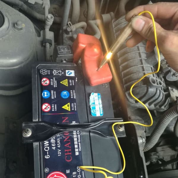 Spændingstesterpen til bil og lastbil, DC 6V/12V/24V,