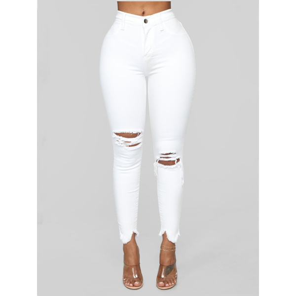 Kvinde Skinny Ankle Jeans  sort