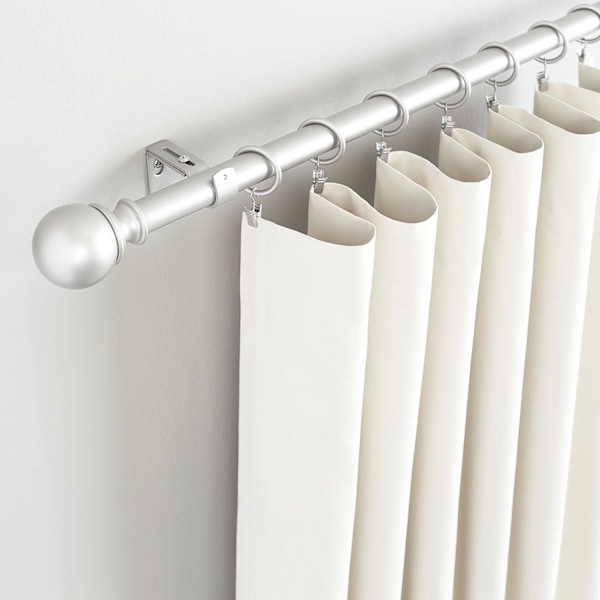 Justerbar gardinstång väggfäste, 2-pack