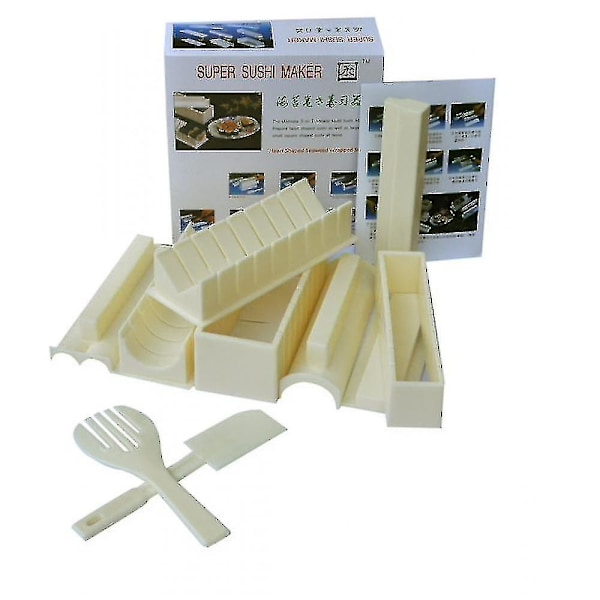 Sushi Kitchen Kit Sushi Making Machine 10 Pieces Sushi Making Tool Kit