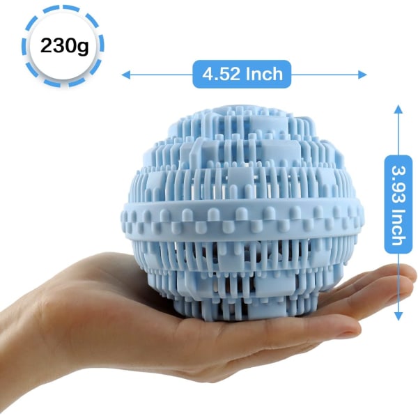 2 stk Vaskeballer - Naturlig ikke-kjemisk vaskemiddel Vaskeballer for vask